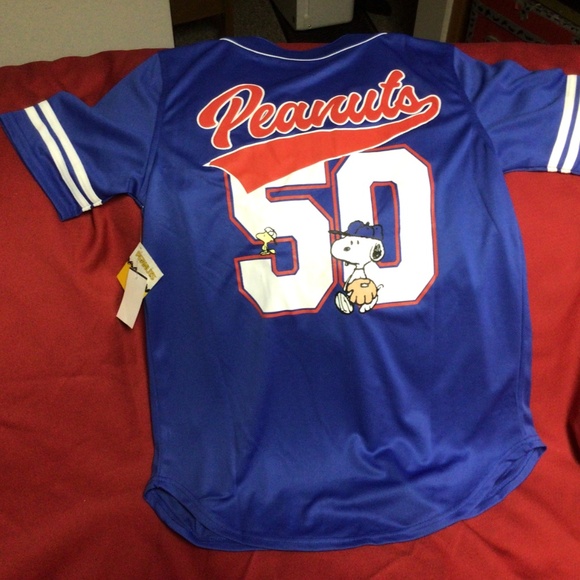Womens SNOOPY baseball jersey NWT - Picture 2 of 2